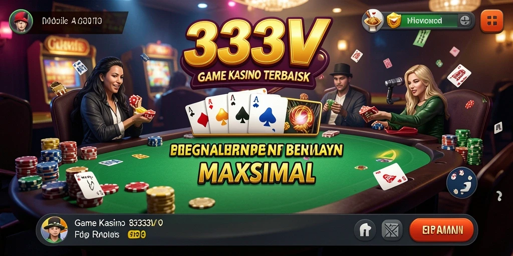 Tampilan gameplay 333V yang menakjubkan dan menarik.