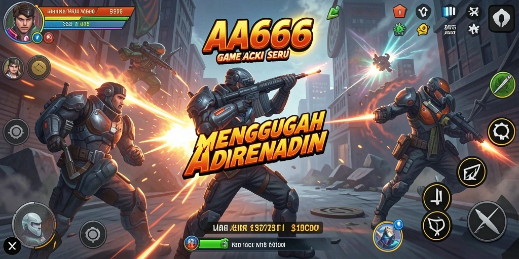 Gameplay seru dan menegangkan dalam AA666 dengan grafis memukau.