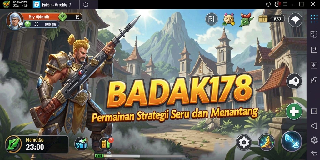 Tampilan seru dari gameplay BADAK178 yang menuntut strategi matang.