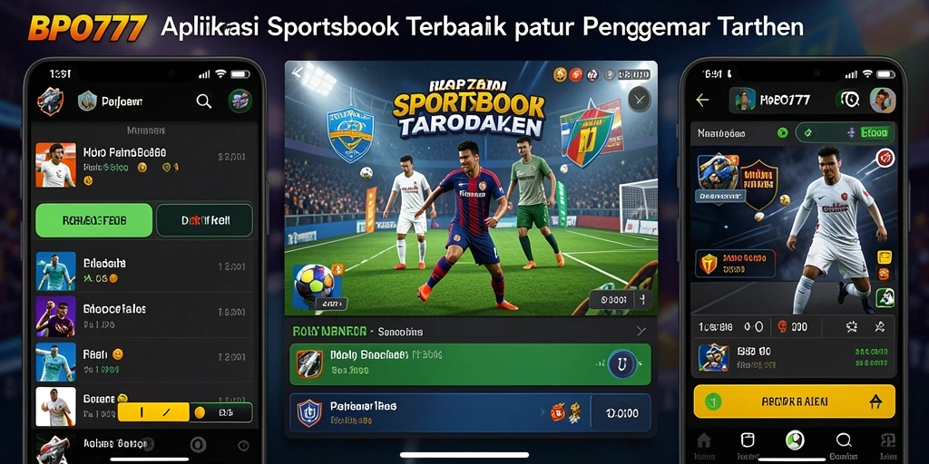 Tampilan gameplay BPO777 dengan berbagai pilihan taruhan olahraga.