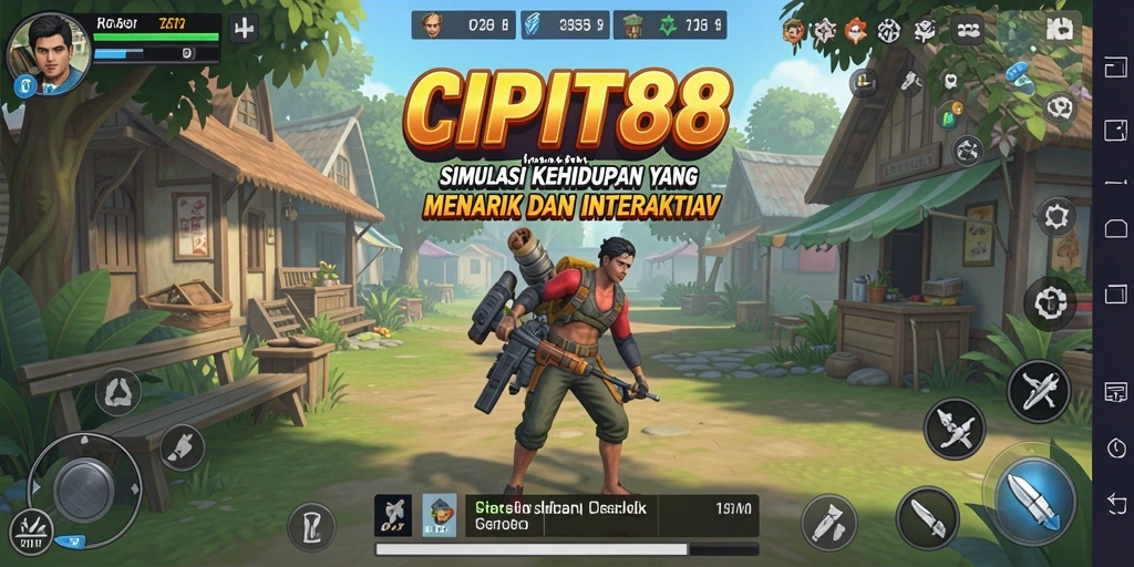 Tampilan screenshot utama CIPIT88 dengan gameplay simulasi yang menarik.