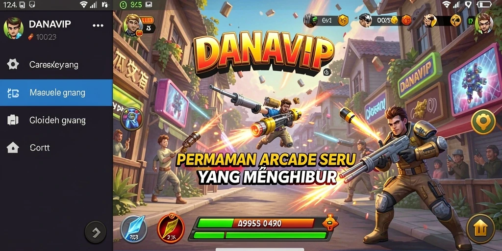 Tampilan gameplay seru dari DANAVIP yang penuh tantangan.