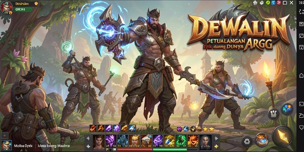 Gameplay ARPG yang mendebarkan di DEWALIN yang penuh tantangan.