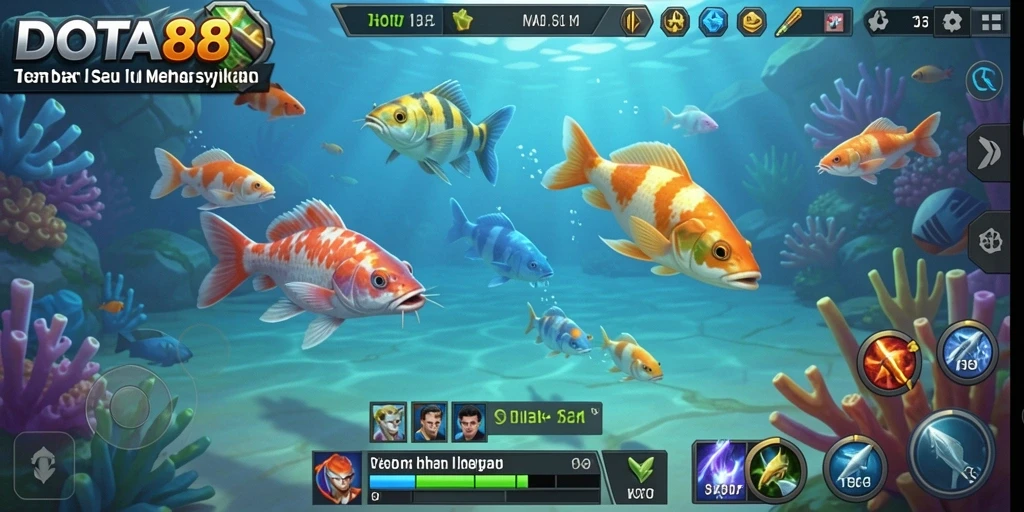 Tangkapan layar DOTA88 menampilkan aksi tembak ikan yang mendebarkan.