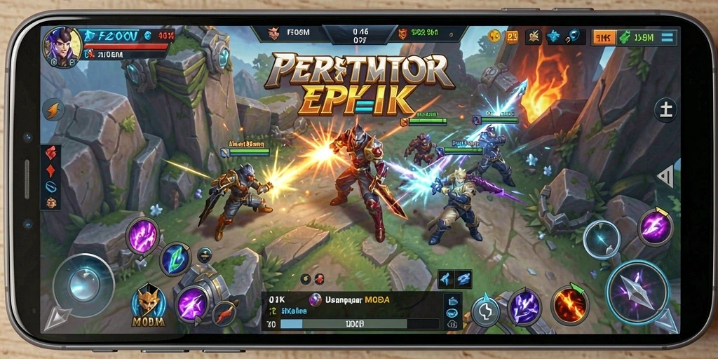 Tampilan menarik dari gameplay F200M yang seru.