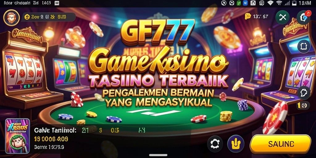 Tampilan screenshot GF777 yang menunjukkan gameplay Kasino yang mendebarkan.