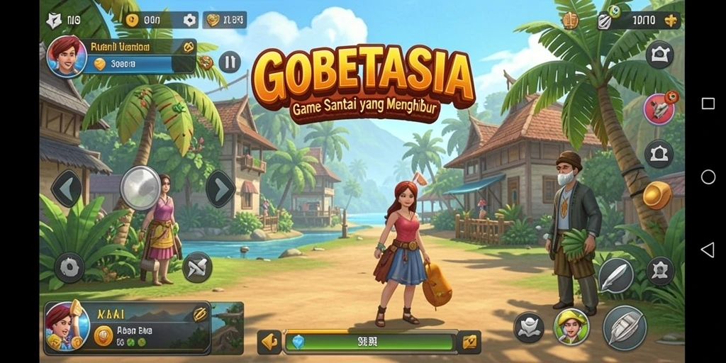 Screenshot gameplay GOBETASIA yang seru dan penuh warna.