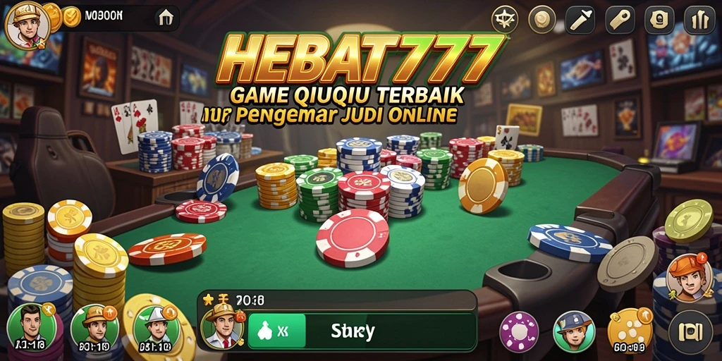 Tampilan gameplay QiuQiu menampilkan suasana seru HEBAT777.