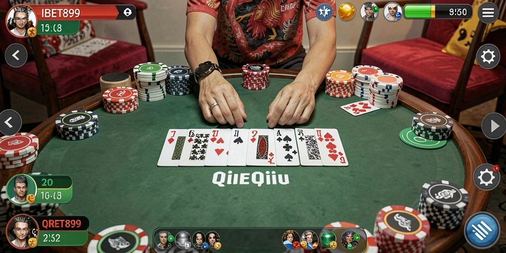 Tampilan gameplay QiuQiu yang menarik dan menantang.