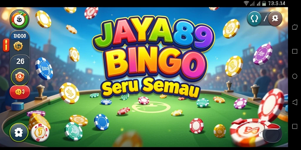 Screenshot gameplay seru JAYA89 menampilkan pemain menikmati Bingo.
