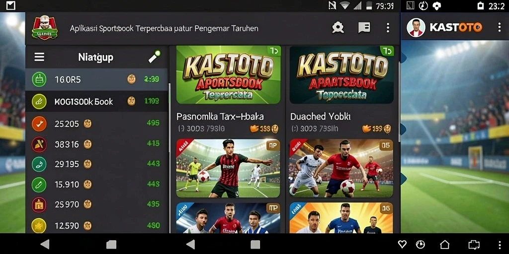 Screenshot utama KASTOTO menampilkan pengalaman taruhan yang dinamis dan interaktif.
