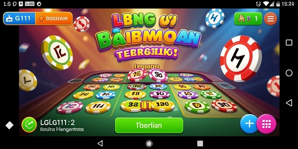 Tampilan gameplay seru Bingo di LG111, penuh warna dan interaksi.