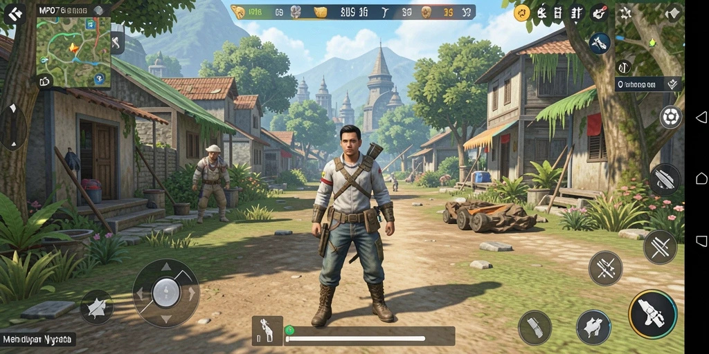 Tampilan gameplay MPO76 dengan karakter dan lingkungan yang realistis.
