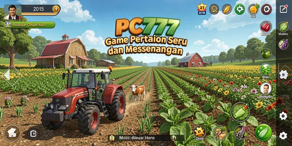 Tampilan gameplay <strong>PC777</strong> yang menakjubkan dalam bertani.