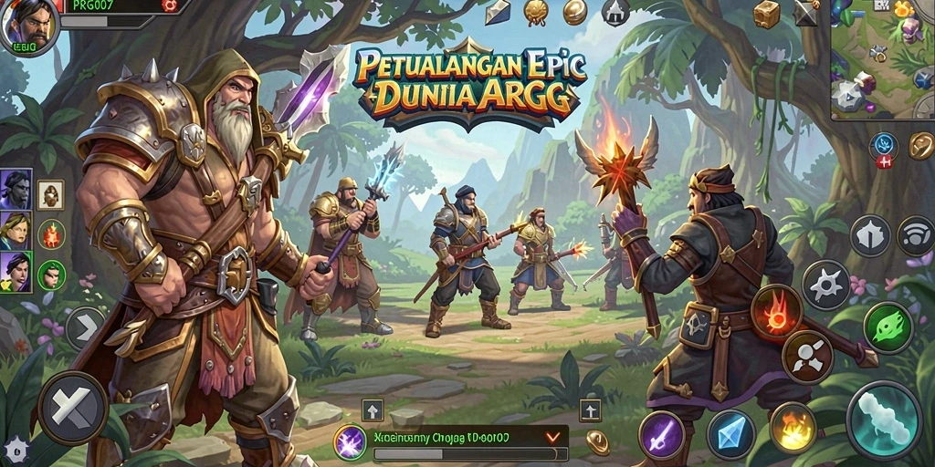 Tampilan menakjubkan dari aksi permainan ARPG yang mendebarkan.