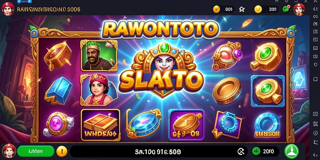Tampilan menarik dari gameplay Slot RAWONTOTO yang memuaskan.