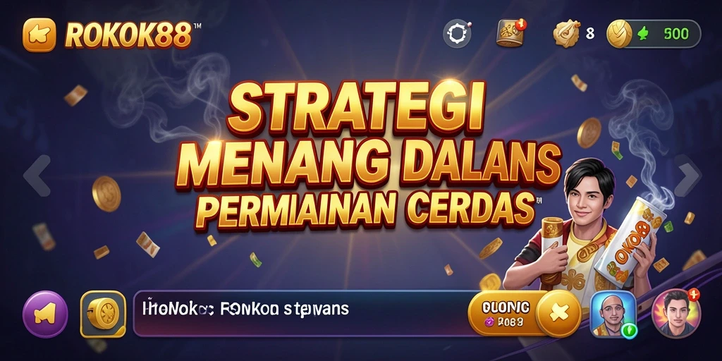 Gameplay ROKOK88 yang menantang dan penuh strategi.