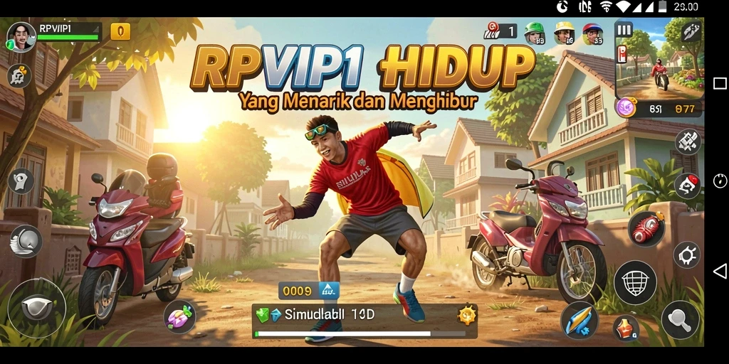 Gameplay RPVIP1 yang menakjubkan dengan grafis realistis.