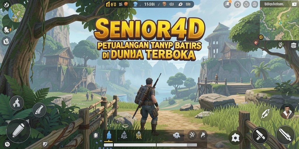 Tampilan menarik dari gameplay SENIOR4D dalam dunia terbuka.